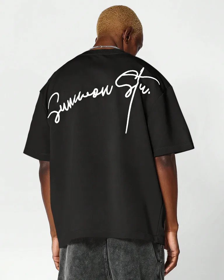 Remera suelta estampado trasero de Sumwon en Remeras y Polos para argentina