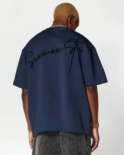 Remera suelta estampado trasero de Sumwon en Remeras y Polos para argentina