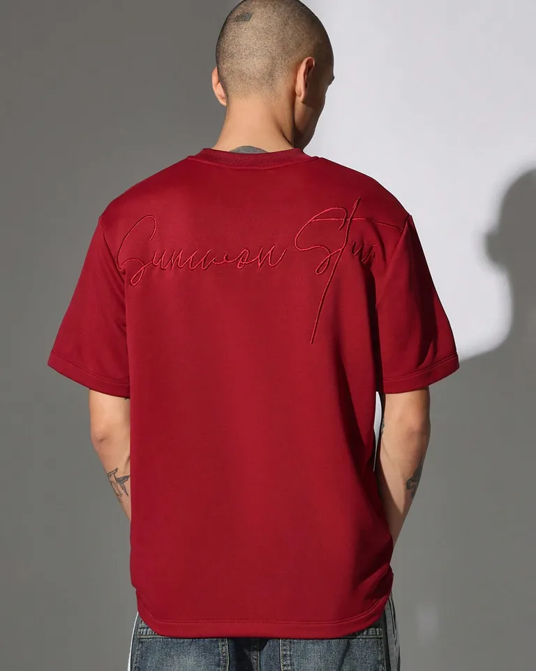 Remera suelta estampado trasero de Sumwon en Remeras y Polos para argentina