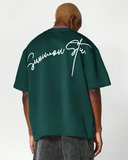 Remera suelta estampado trasero de Sumwon en Remeras y Polos para argentina