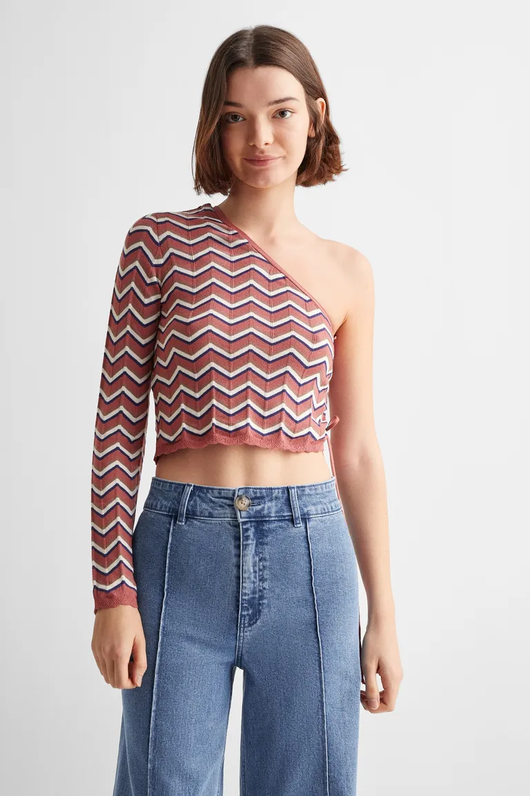 Jersey asimétrico punto de Mango Teen en Tops para argentina