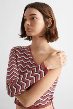 Jersey asimétrico punto de Mango Teen en Tops para argentina