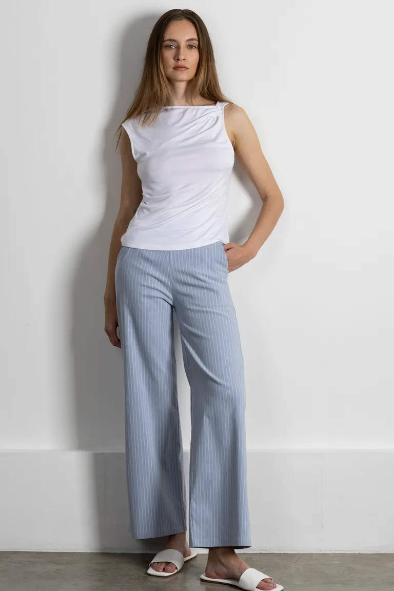 Pantalón de corte ancho en diseño rayado para mujer de Kill en Pantalones para argentina