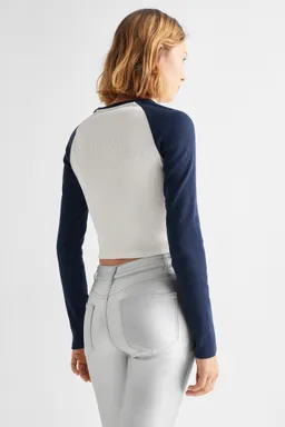 Remera canalé con mensaje de Mango Teen en Remeras para argentina