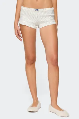 Shorts puntelleados avalon volados de Edikted en Pijamas y Sleepwear para argentina