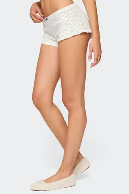 Shorts puntelleados avalon volados de Edikted en Pijamas y Sleepwear para argentina