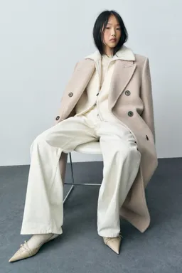 Jeans wideleg con cremallera de Mango en Pantalones para argentina