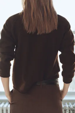 Remera tejida cuello redondo de Mango en Buzos y Sweaters para argentina