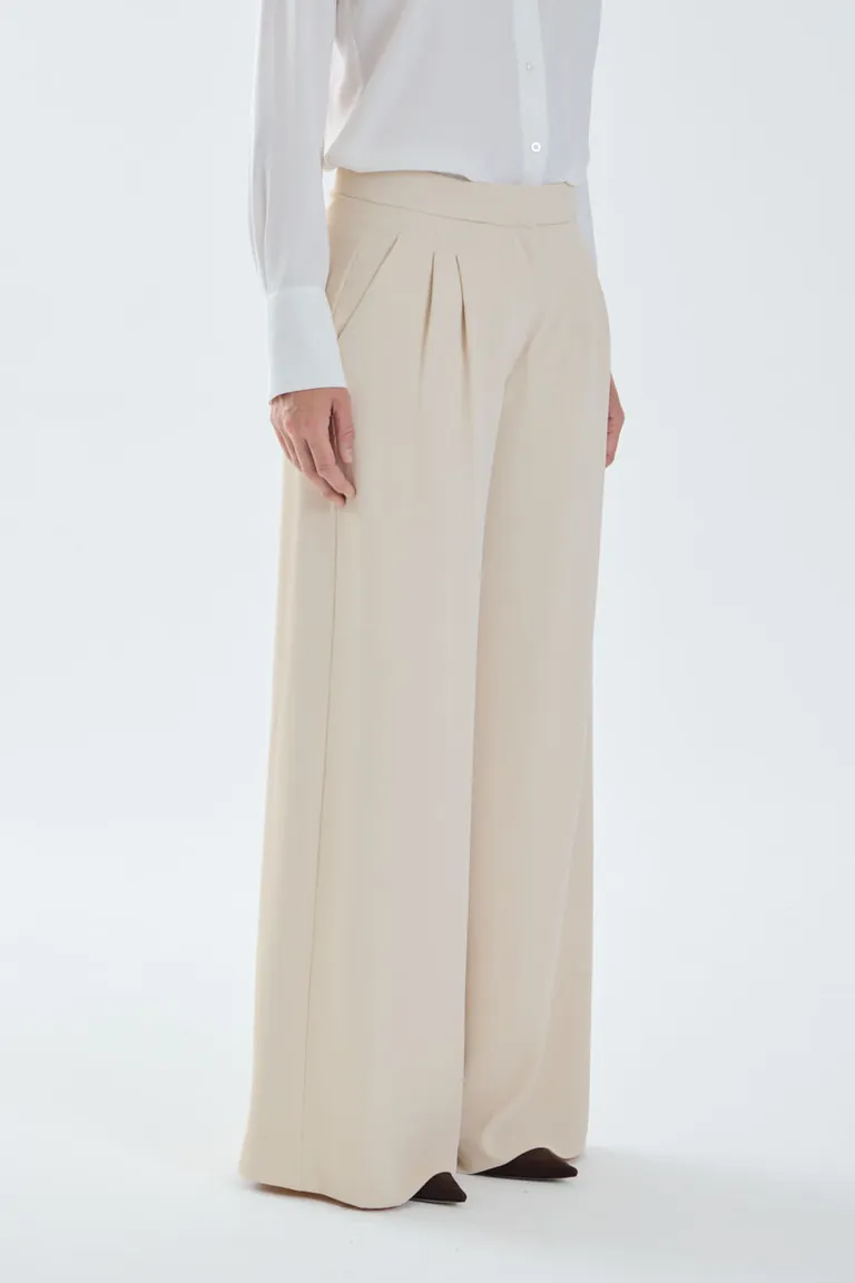 Pantalón sastrero de tiro alto con corte wide leg de calce holgado de Portsaid en Pantalones para argentina