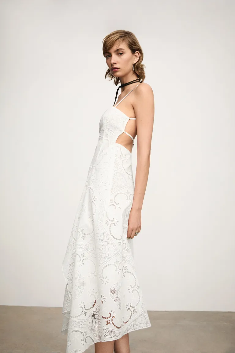 Vestido bordado asimétrico de Mango en Vestidos para argentina