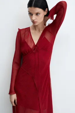 Vestido estampado lazo de Mango en Vestidos para argentina