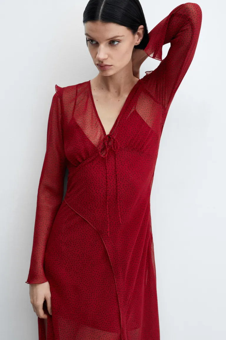 Vestido estampado lazo de Mango en Vestidos para argentina