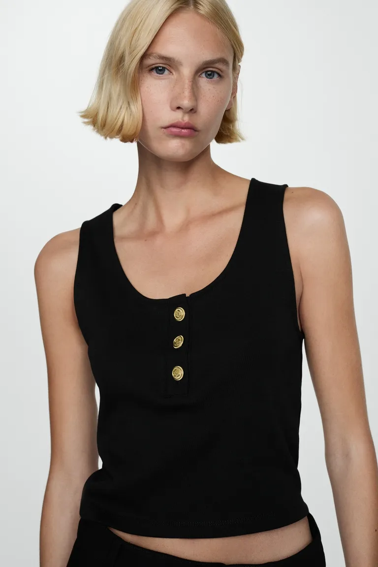 Top breteles botones de Mango en Tops para argentina