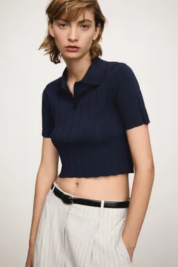Camiseta cuello polo de Mango en Remeras para argentina