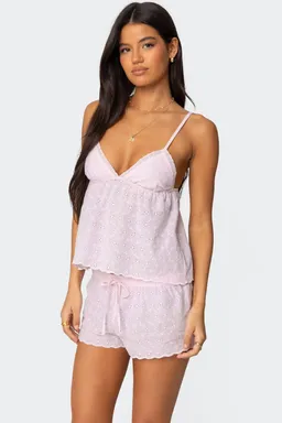 Top babydoll ojalillos talula de Edikted en Tops para argentina