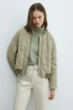 Chaqueta bomber acolchada de Mango en Chaquetas para argentina
