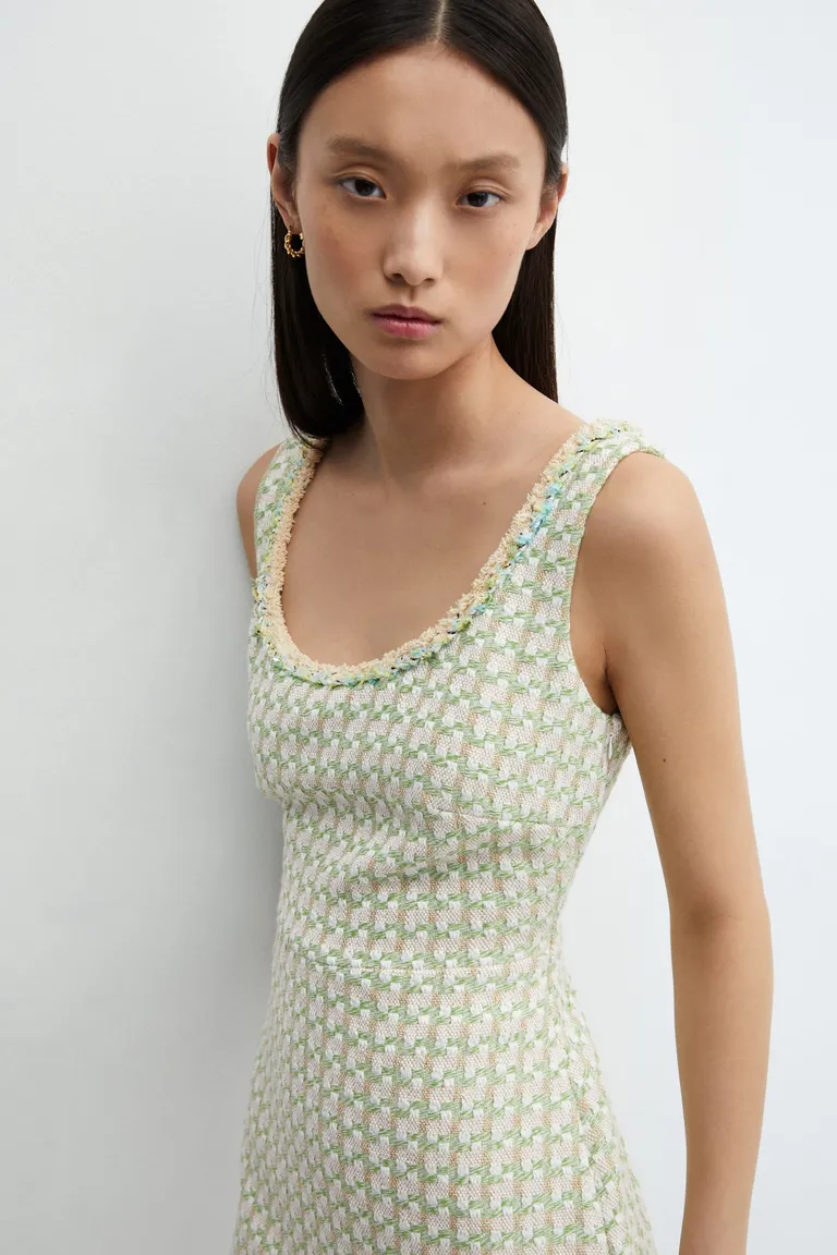 Vestido tweed cuadros de Mango en Vestidos para argentina