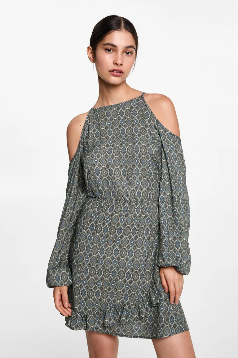 Vestido corto hombros descubiertos de Mango Teen en Vestidos para argentina
