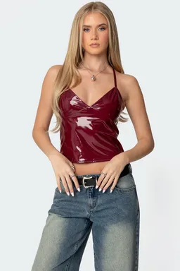 Musculosa vinilo carmie de Edikted en Tops para argentina