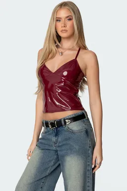 Musculosa vinilo carmie de Edikted en Tops para argentina