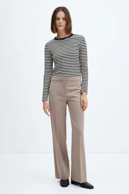 Pantalón wideleg tiro medio de Mango en Pantalones para argentina