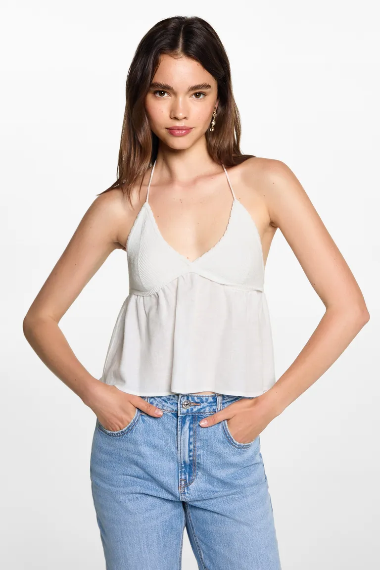 Top panel crochet de Mango Teen en Tops para argentina