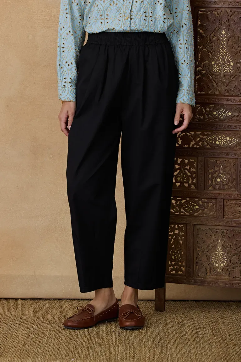 Pantalón holgado y cómodo de corte amplio en suave algodón de Indiastyle en Pantalones para argentina