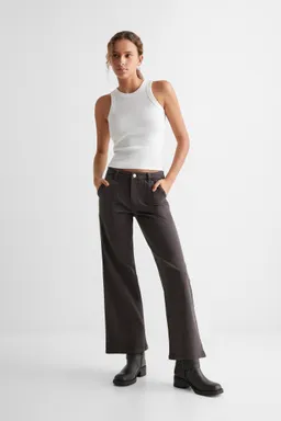 Pantalón culotte con bolsillos de Mango Teen en Pantalones para argentina