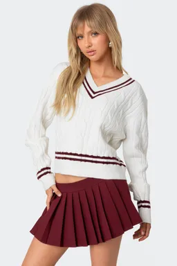 Sweater dean cuello trenzado de Edikted en Buzos y Sweaters para argentina
