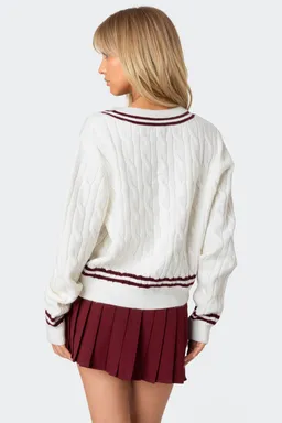 Sweater dean cuello trenzado de Edikted en Buzos y Sweaters para argentina