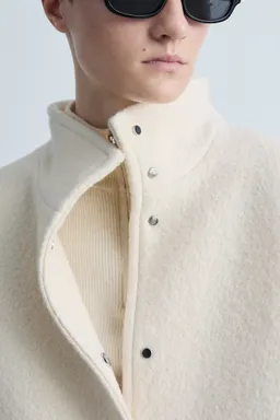 Chaqueta lana cuello alto de Mango en Chaquetas para argentina