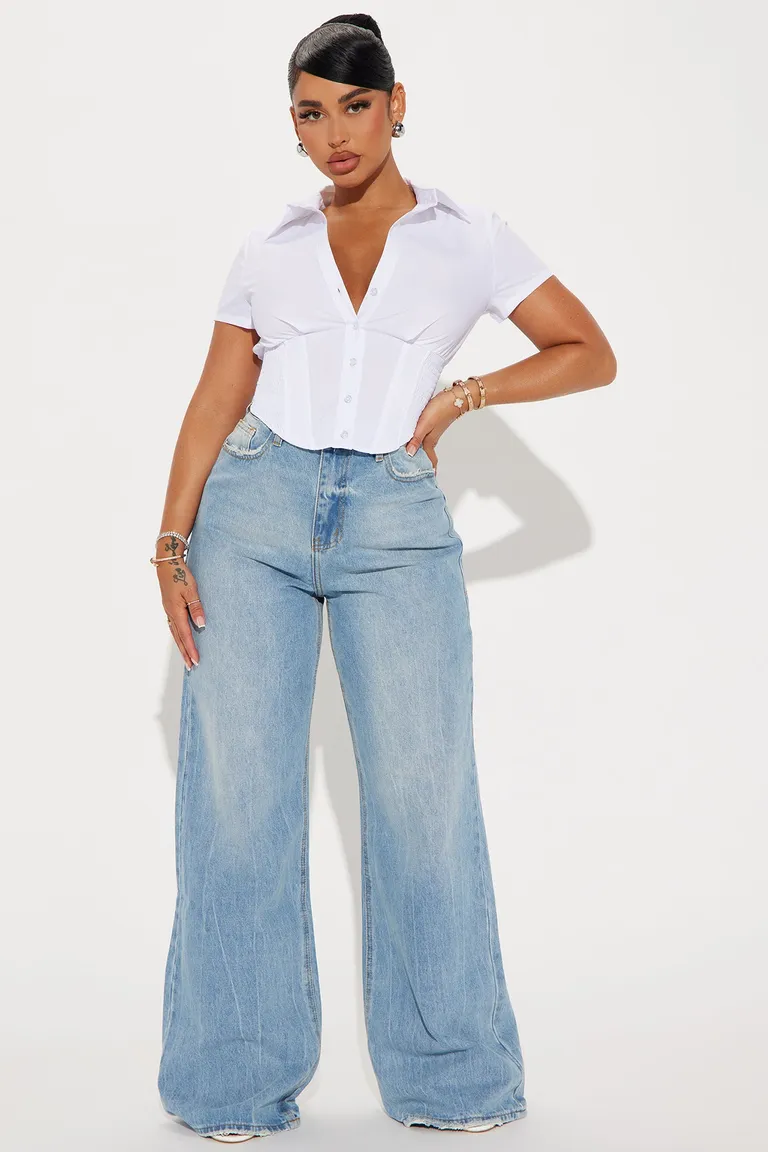 Top corset manga corta de Fashion Nova en Blusas para argentina