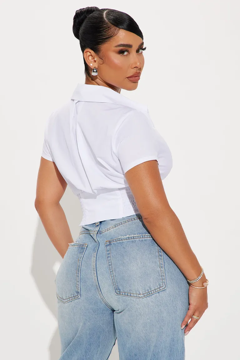 Top corset manga corta de Fashion Nova en Blusas para argentina