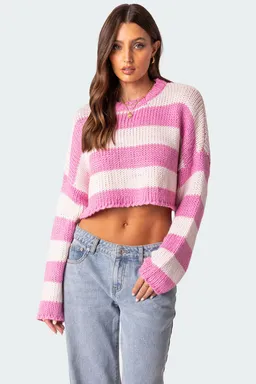 Sweater tejido cropped ozzy de Edikted en Buzos y Sweaters para argentina