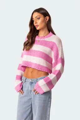 Sweater tejido cropped ozzy de Edikted en Buzos y Sweaters para argentina