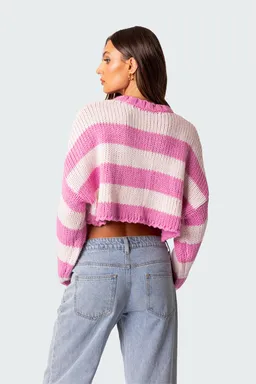 Sweater tejido cropped ozzy de Edikted en Buzos y Sweaters para argentina