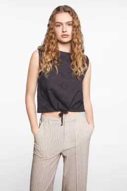 Pantalón recto rayas de Mango Teen en Pantalones para argentina