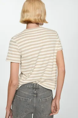 Remera algodón rayas de Mango en Remeras para argentina