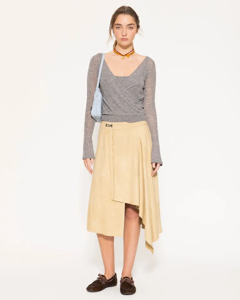 Conjunto de Sweater y Top Inferior de Lana para Mujer de Jazmin Chebar en Buzos y Sweaters para argentina