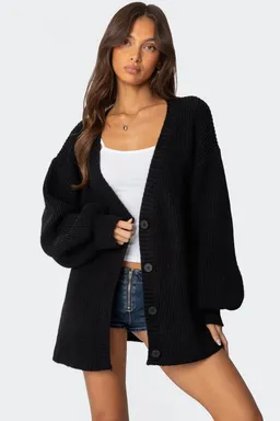 Cárdigan mathilde cuello oversized de Edikted en Buzos y Sweaters para argentina