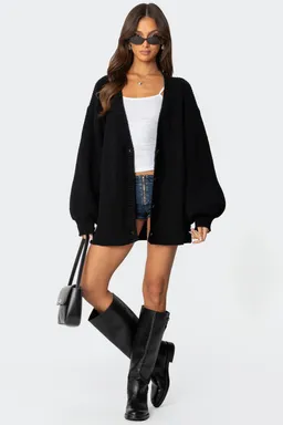 Cárdigan mathilde cuello oversized de Edikted en Buzos y Sweaters para argentina