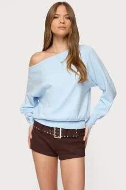 Sweater oversized hombros descubiertos de Edikted en Buzos y Sweaters para argentina