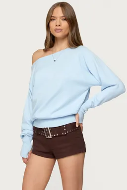 Sweater oversized hombros descubiertos de Edikted en Buzos y Sweaters para argentina
