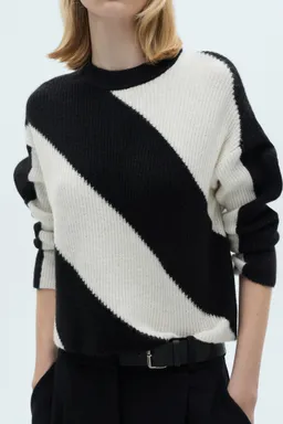 Sweater rayado punto de Mango en Buzos y Sweaters para argentina