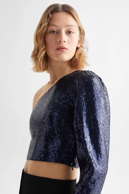 Top asimétrico lentejuelas de Mango Teen en Tops para argentina