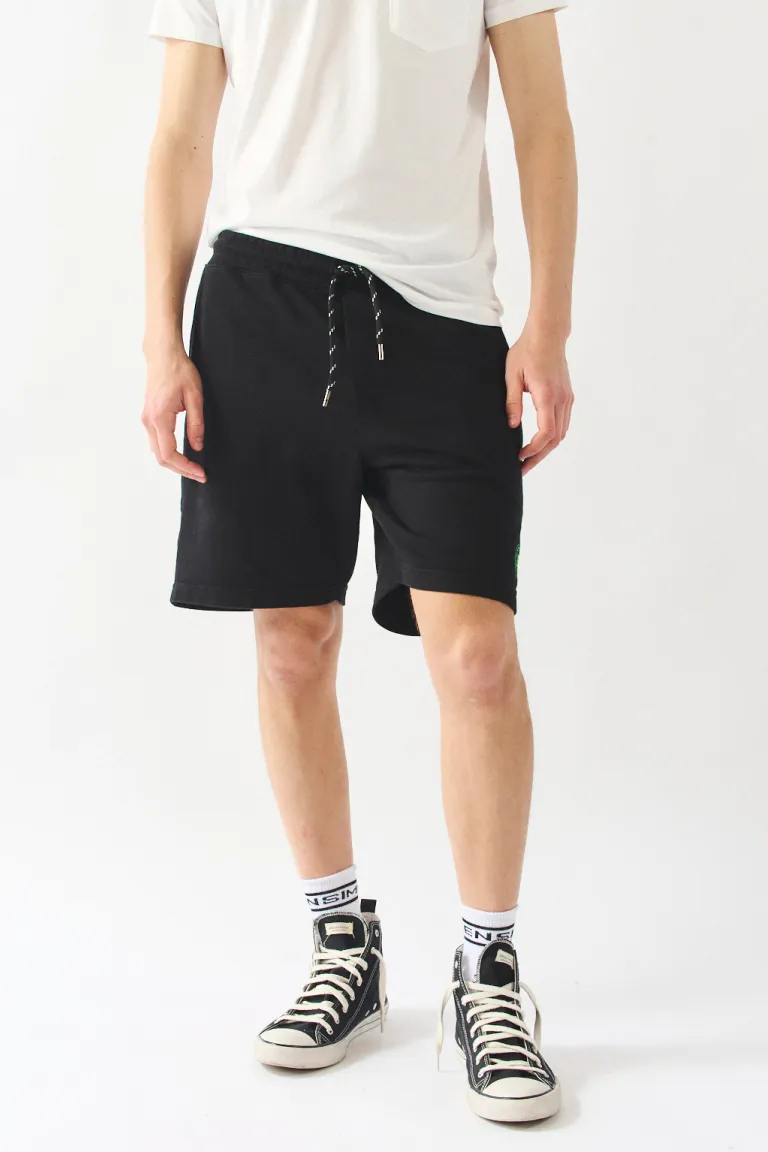 Bermudas negras regulares con cintura elastizada y bolsillos laterales de Bensimon en Bermudas y Shorts para argentina