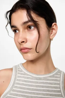 Top canalé algodón de Mango Teen en Tops para argentina