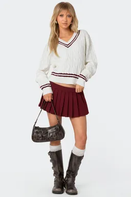 Mini skort kristen plisada de Edikted en Faldas para argentina