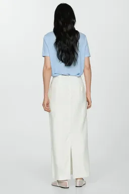 Remera lino manga corta de Mango en Remeras para argentina