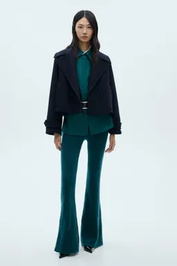 Pantalón punto acampanado de Mango en Pantalones para argentina